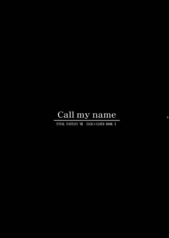[Ake no Myoujou (Yuuki Takeru)] Call my name (Final Fantasy VII)_01